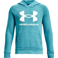 Under Armour sudadera niño UA RIVAL FLEECE HOODIE vista frontal