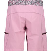 Cmp pantalón corto montaña mujer WOMAN BERMUDA LIGHT CLIMB vista trasera