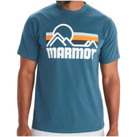 Marmot camiseta montaña manga corta hombre Coastal Tee SS vista detalle