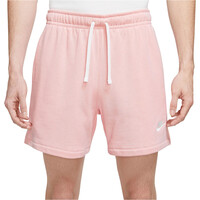 Nike bermudas hombre M NK CLUB FT FLOW SHORT vista frontal