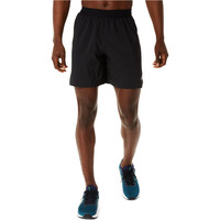 Asics pantaloneta técnica hombre ROAD 2-N-1 7IN SHORT vista frontal