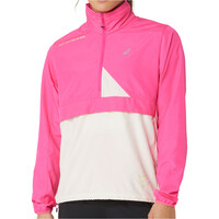 Asics CHAQUETA TRAIL RUNNING MUJER FUJITRAIL ANORAK vista frontal