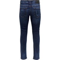 Only&Sons pantalón hombre ONSLOOM SLIM D. BLUE 6749 DNM JEANS NOOS vista trasera