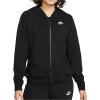 Nike sudadera mujer W NSW CLUB FLC FZ HOODIE STD vista frontal