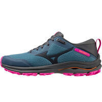 Mizuno zapatillas trail mujer WAVE RIDER TT (W) lateral exterior