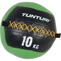 Tunturi varios musculación WALL BALL 10 KG GREEN (BALON PESO) vista frontal