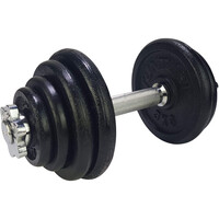 Tunturi mancuernas RUBBER DUMBBELL SET 1-15 KG (SET PESAS) vista frontal