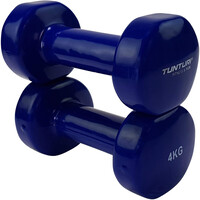 Tunturi mancuernas VINYL DUMB BLUE 4.0 KG PAIR (PAR PESAS) 02