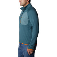 Columbia forro polar hombre Triple Canyon Half Zip vista trasera