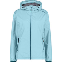 WOMAN JACKET RAIN FIX HOOD