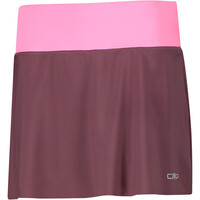 Cmp mallas trail running cortas mujer WOMAN SKIRT TRAIL 2-IN-1 vista detalle