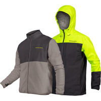 Endura cortavientos ciclismo hombre Chaqueta Imperm. Hummvee 3-In-1 vista frontal