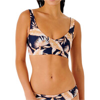 Rip Curl parte de arriba bikini MIRAGE REVO CROP vista frontal