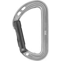 Petzl mosquetón escalada SPIRIT CARABINER STRAIGHT GREY vista frontal