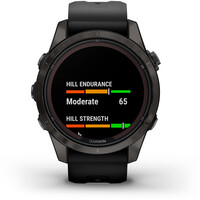 Garmin pulsómetros con gps fenix 7S Pro Saph Solar, Carbon Gray Ti 09