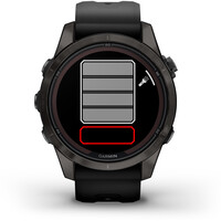 Garmin pulsómetros con gps fenix 7S Pro Saph Solar, Carbon Gray Ti 10