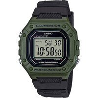 Casio reloj deportivo W-218H-3AVEF vista frontal