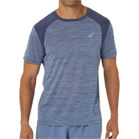 Asics camiseta técnica manga corta hombre ROAD SS TOP vista frontal