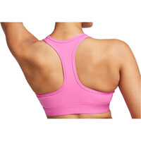 Nike body running mujer W NK SWSH MED SPT BRA vista trasera