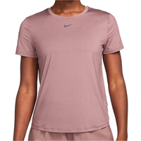 Nike camisetas yoga W NK ONE CLASSIC DF SS TOP vista frontal