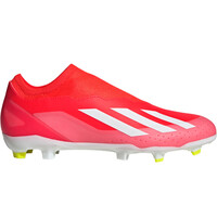 adidas botas de futbol cesped artificial X CRAZYFAST LEAGUE LL FG RONE lateral exterior