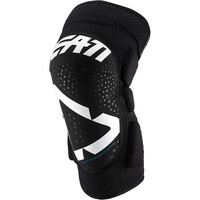 Leatt perneras cortas ciclismo Rodilleras 3DF 5.0 Junior vista frontal