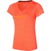 Mizuno camiseta entrenamiento manga corta mujer Impulse Core RB Tee(W) vista frontal