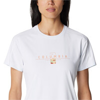 Columbia camiseta montaña manga corta mujer W Zero Rules Graphic Crew 03