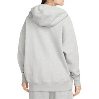 Nike sudadera mujer W NSW PHNX FLC FZ OS HOODIE vista trasera