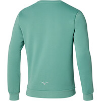 Mizuno sudaderas deportivas hombre Release Crew Sweat vista trasera