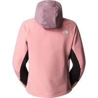 The North Face chaqueta softshell mujer W AO SOFTSHELL HOODIE vista trasera