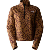 The North Face forro polar mujer W 100 GLACIER PRINTED HALF ZIP vista frontal