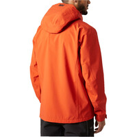 Helly Hansen chaqueta impermeable hombre VERGLAS 3L SHELL JACKET vista trasera