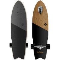 Street Surfing skate Shark Attack 36 Koa Black vista frontal