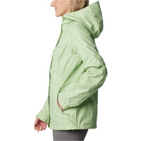 Columbia chaqueta impermeable mujer Pouring Adventure II Jacket vista detalle