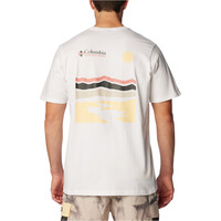 Columbia camiseta montaña manga corta hombre Explorers Canyon Back SS Tee vista trasera