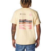 Columbia camiseta montaña manga corta hombre Explorers Canyon Back SS Tee vista trasera