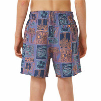 Rip Curl bañador playa niño LOST ISLANDS TILE VOLLEY - BOY vista detalle