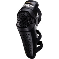 Leatt perneras cortas ciclismo Rodilleras y Espinilleras Dual Axis Pro vista frontal