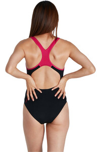 Speedo bañador natación mujer PLASTISOL LANEBACK vista trasera