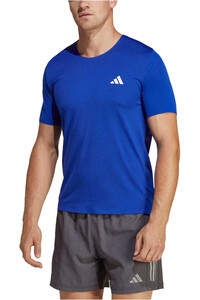 adidas camiseta técnica manga corta hombre Adizero vista frontal