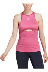 adidas camiseta tirantes fitness mujer HIIT AEROREADY Training vista frontal