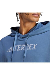 adidas Sudaderas Montaña Hombre Terrex Large Logo unisex vista detalle