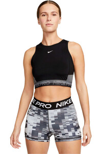 Nike camisetas fitness mujer W NP DF CROP TANK FEMME vista frontal