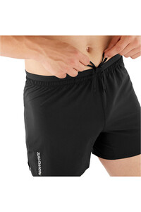 Salomon pantalón running hombre CROSS 5 SHORTS NO L M vista trasera