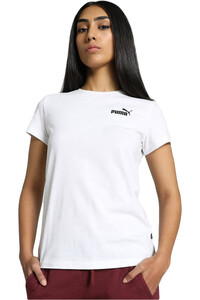 Puma camiseta manga corta mujer ESS Small Logo Tee vista frontal