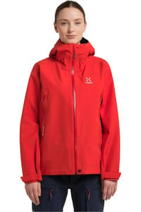 Haglofs chaqueta impermeable mujer Roc GTX Jacket Women vista frontal