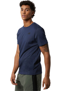 New Balance camiseta fitness hombre Heathertech Tee vista detalle