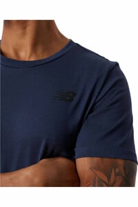 New Balance camiseta fitness hombre Heathertech Tee 03