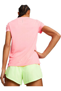 Puma camiseta entrenamiento manga corta mujer RUN FAVORITE SS TEE vista trasera